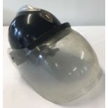 A French Police riot helmet with badge and visor.