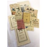 A small collection of WWII ephemera.