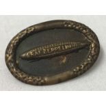 A Pre WWII style German Zeppelin fund raising pin back badge.