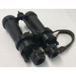 A pair of military issue field binoculars by Barr & Stroud, Glasgow and London.