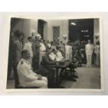 Original WWII photo of the Japanese surrender of Hong Kong 1945.