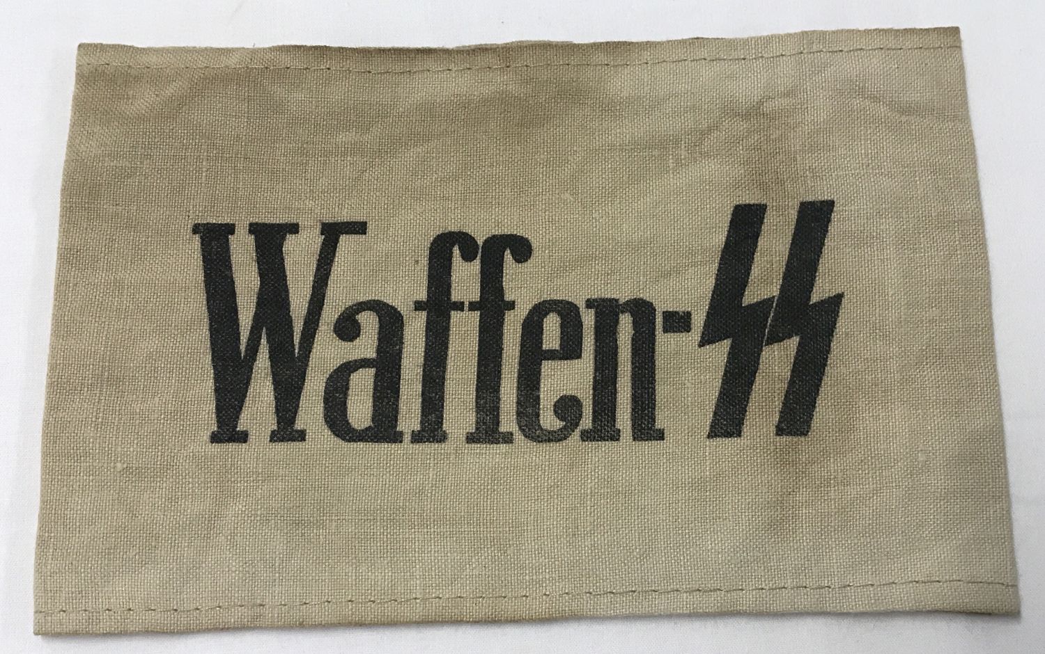 A German WWII style Waffen SS civilian helper's armband.