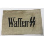 A German WWII style Waffen SS civilian helper's armband.