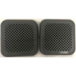 A pair of Radiomobile car speakers.