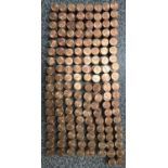 1000 uncirculated British half pennies, dated 1967.