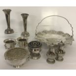 A quantity of silver plated items to include Mappin & Webb and Viners.