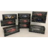 9 boxed Onyx F1 Collection model cars from 1990, 91 and 92 seasons.