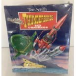 A box of 1993 unopened Tom Smith Thunderbirds crackers, with original plastic wrapping.