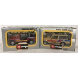 2 boxed Burago diecast 1/25 scale collectors vehicles.