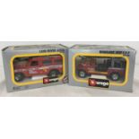 2 boxed Burago diecast 1/25 scale collectors vehicles.