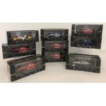 9 boxed Onyx F1 Collection model cars from 1990, 91 and 92 seasons.