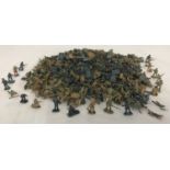 A large quantity of 25mm plastic WWII era soldiers.
