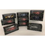 9 boxed Onyx F1 Collection model cars from 1990, 91 and 92 seasons.