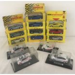 A quantity of 14 boxed diecast vehicles to include Maisto Supercars & Shell Sportscar collection.