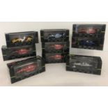 9 boxed Onyx F1 Collection model cars from 1990, 91 and 92 seasons.