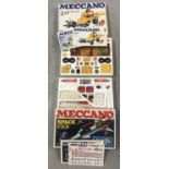 2 boxed Meccano construction sets; #3 Motorised Construction Set together with Space 2501 set.