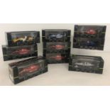 9 boxed Onyx F1 Collection model cars from 1990, 91 and 92 seasons.