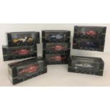 9 boxed Onyx F1 Collection model cars from 1990, 91 and 92 seasons.