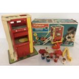 A vintage 1970's boxed Playskool Milton Bradley Rescue Center.