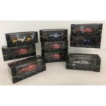 9 boxed Onyx F1 Collection model cars from 1990, 91 and 92 seasons.