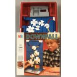 A vintage boxed MB games Downfall game, fully complete.