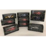 9 boxed Onyx F1 Collection model cars from 1990, 91 and 92 seasons.