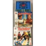 2 vintage boxed MB games; Twister and Ker-plunk!