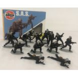 A collection of painted S.A.S figures by Airfix complete with original box.