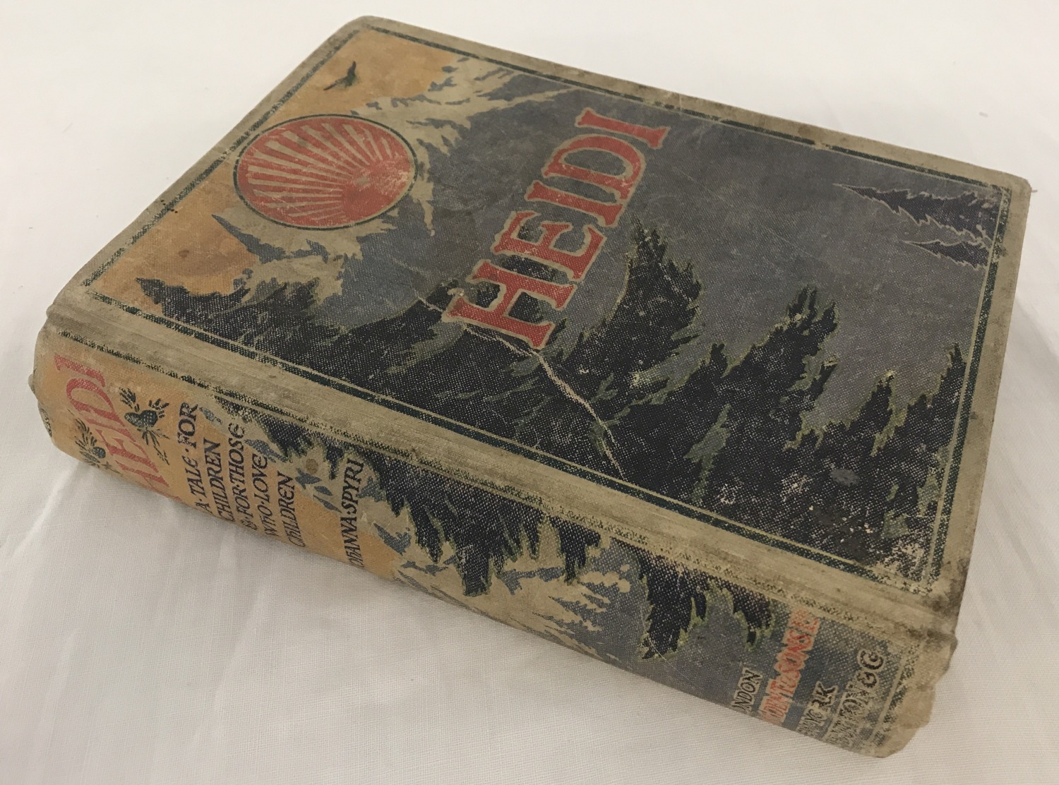 Heidi, first Edition by Johanna Spyri, published by J.M.Dent & sons, illustrated by Lizzie Lawson.