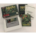 A boxed Super Nintendo SNES game Secret Of Mana, PAL version.