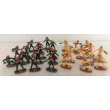 A quantity of 1980's Britains Stargards and Aliens 54mm figures, with weapons.