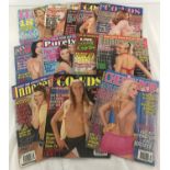12 copies of assorted adult erotic magazines, featuring young girls.