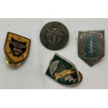4 Vietnam War style Special Forces lapel badges.