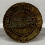 A Napoleonic style 1st empire "Regiment L'Illdere". A French Penal Battalion button.