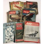 24 x RAF Flying Review magazines 1953-56.