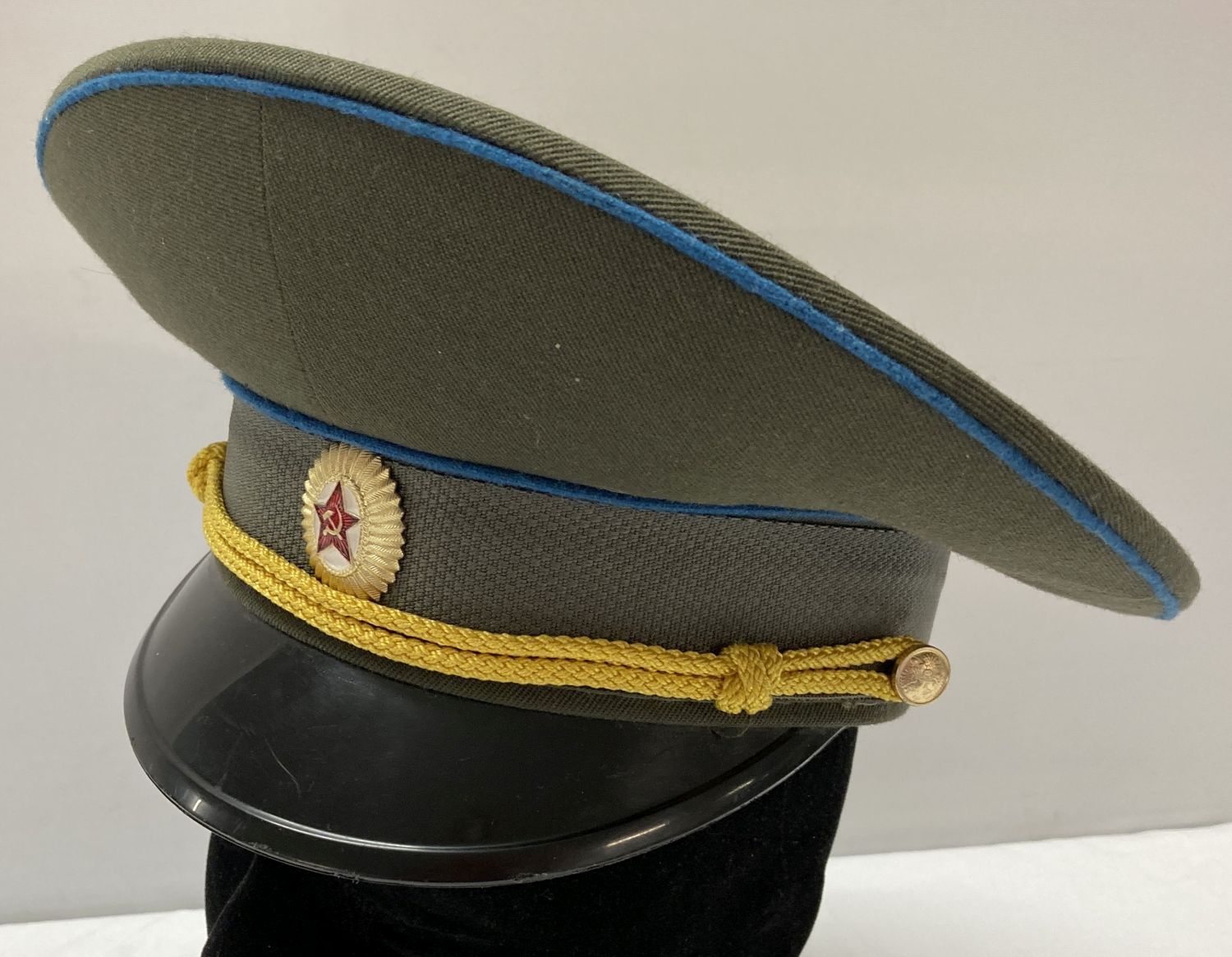 A Cold War style Soviet peaked cap.