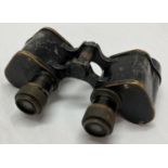 A pair of WWII style French Huet Artillery binoculars.