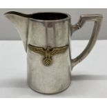 A WWII style Kriegsmarine officers mess silver plated milk jug.