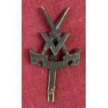 A WWII style British V-Force Pagri badge.