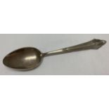A WWII style Waffen SS desert spoon, marked WMF to back.