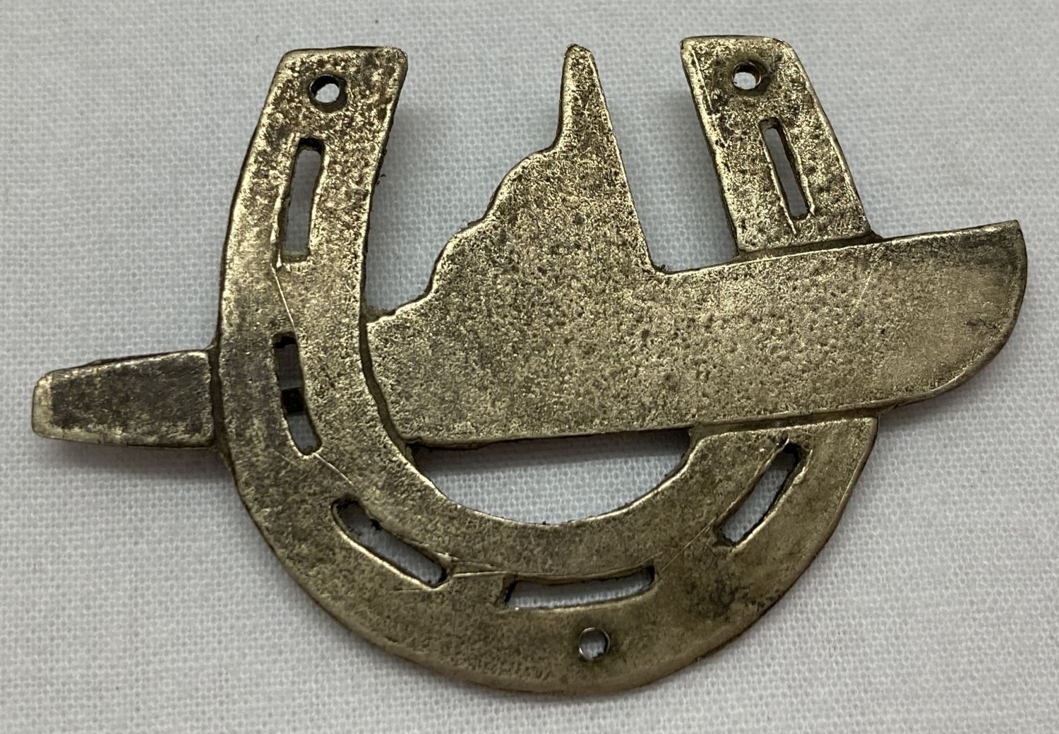 A WWII style German U-boat flotilla hat badge.