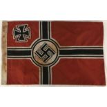 A German WWII style Kreigsmarine war flag.