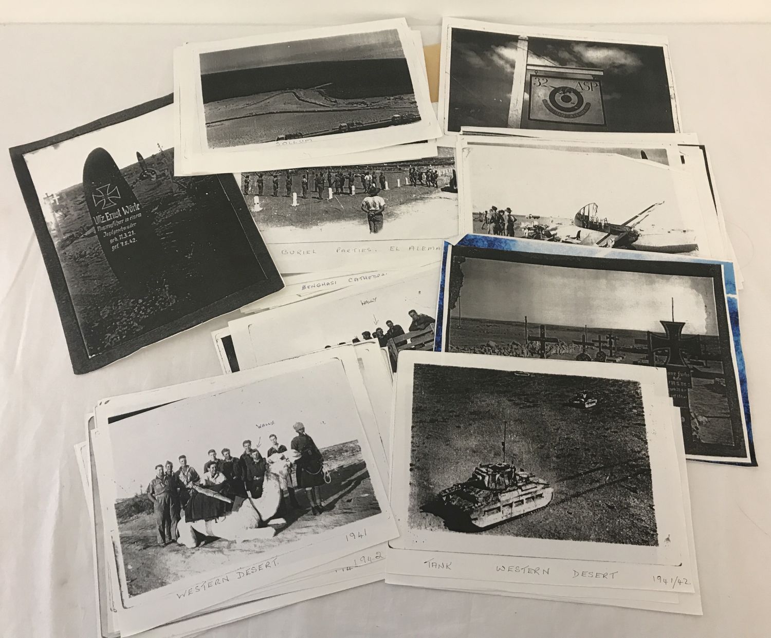 A photocopy collection of the photo diary of Wally Griffin of the 32nd Air Squadron 1941-43.
