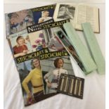 A quantity of vintage "Stitchcraft" Magazines, dating from the 1940's.