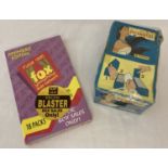 A sealed & unopened box of Fleer 1995 Fox Kids Network Trading cards - 18 packs.