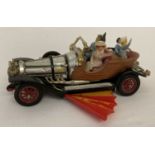 A vintage "Chitty Chitty Bang Bang" diecast car with 4 figures by Corgi.