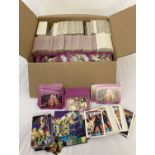 A quantity of vintage The Dark Crystal and X-Men trading cards.