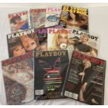 12 copies of Playboy magazine for men, dating from 1978 through to 2015.