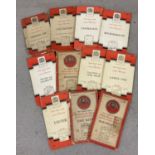 11 vintage Ordnance Survey maps. To include Eastbourne, Colchester, Exeter and Hastings.