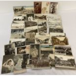Approx. 170 assorted vintage postcards.
